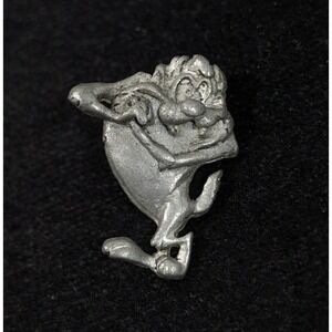 Vintage Warner Brothers Starline Taz Tasmanian Devil Pewter Pendant Looney Tunes
